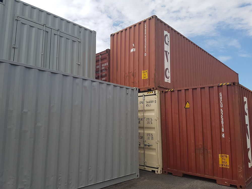 Refurbished shipping containers